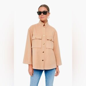 Tuckernuck Tan Jacket with Gold Buttons